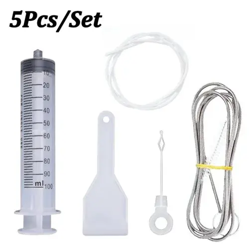Image de Kit Nettoyage Réfrigérateur 5 Pièces - Déboucheur et Brosse Vidange