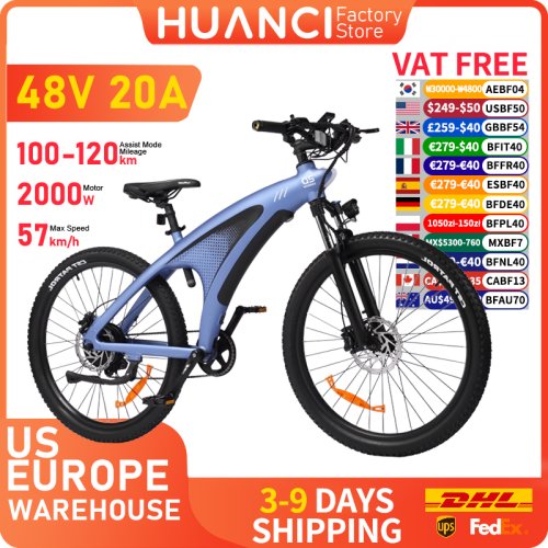 Immagine di Bici Elettrica Huanci Q5 E - 2000W, 48V 20Ah, 57 km/h