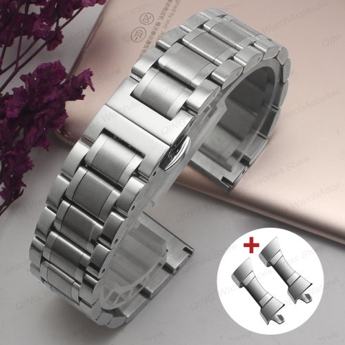 Bild von Edelstahl-Armband mit Butterfly-Verschluss – Universell für Tissot & Co.