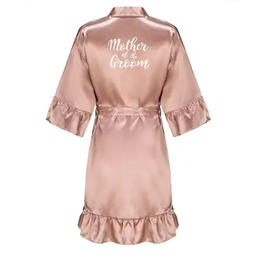 Image de Kimono Satin Élégant pour Demoiselle d'Honneur