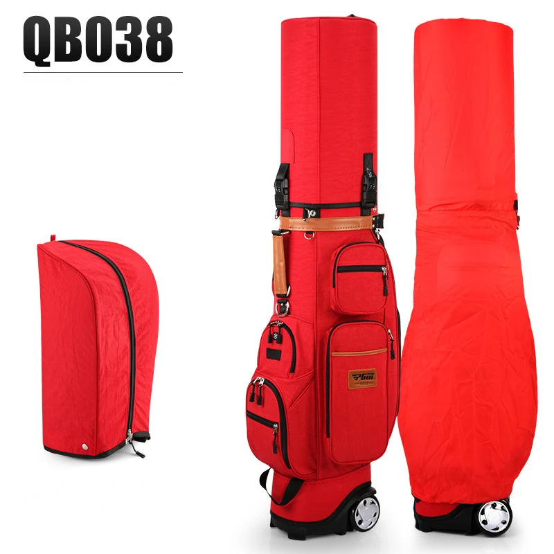 Image of PGM Golf Multi-functional Tug Ball Bags with Password Lock Golf Checked Aviation Bag Thermostatic Bag QB038