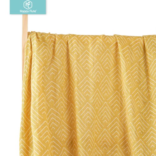 Zdjęcie Koc Muślinowy z Motywem Szczęśliwego Fletu – Idealny Dekor dla Pokoju Dziecka