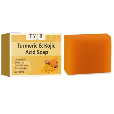 Image de Savon au Gingembre & Curcuma - Anti-Acné & Éclat du Visage