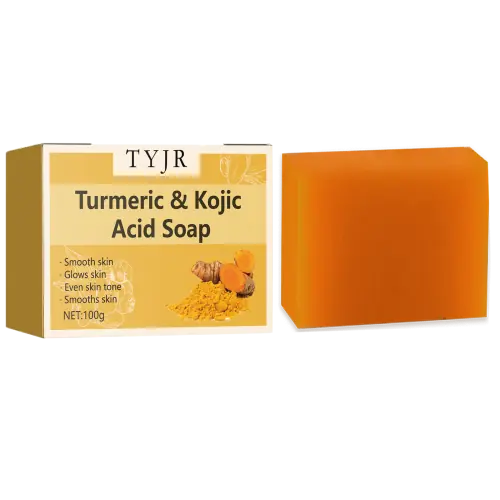 Image de Savon au Gingembre & Curcuma - Anti-Acné & Éclat du Visage
