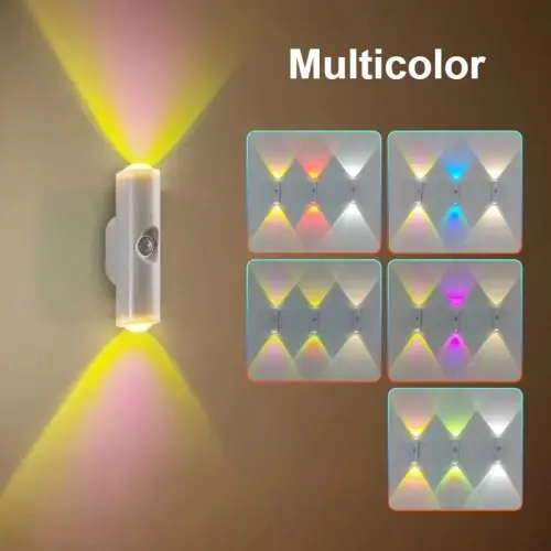Blanc-multicolore