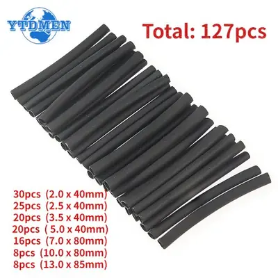 Image de Kit Gaine Thermorétractable 127 Pièces - Noir