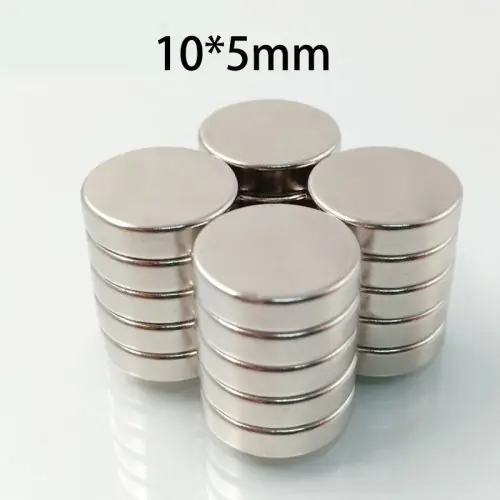 Image de 10 Aimants Ronds 10x5 mm - Pratiques & Puissants
