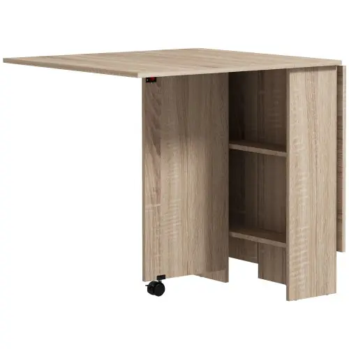 Image de Table Salle à Manger Pliante 140cm - Design Naturel