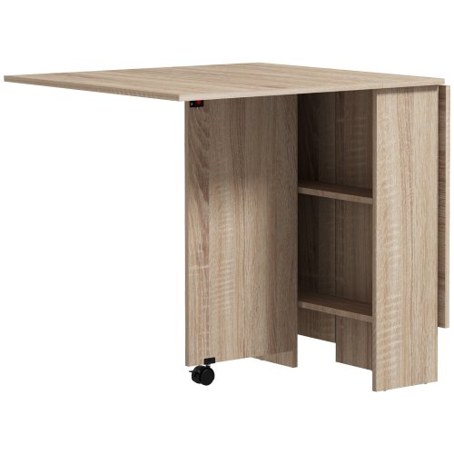 Imagen de Mesa de Comedor Plegable con Alas Abatibles - 75x140x74 cm