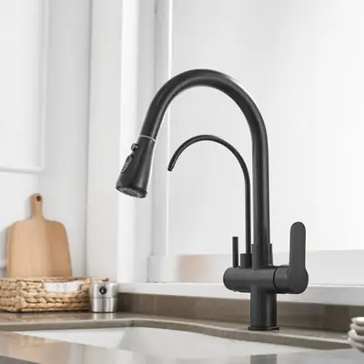 Image de Robinetterie de Cuisine avec Filtre Extractible 3 Voies