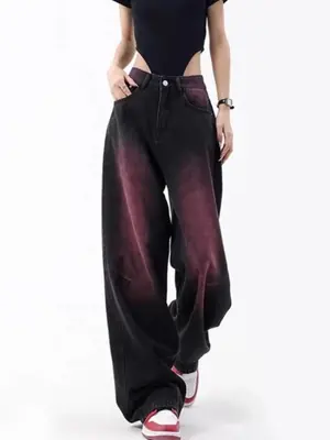 Image de Jeans Vintage Large Jambes - Style Harajuku Y2K