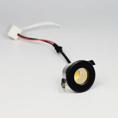 Image de mini projecteurs led cob 3w 110v 220v noir argent blanc