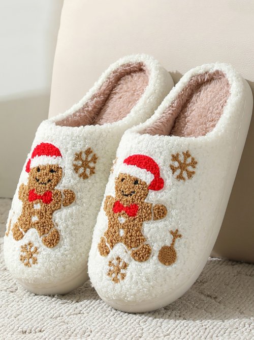 Afbeelding van Leuke Kerst Eland Slippers voor Vrouwen & Mannen