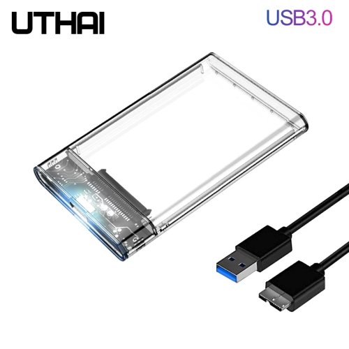 Immagine di Custodia USB 3.0 per HDD/SSD 2.5" - Trasparente e Veloce