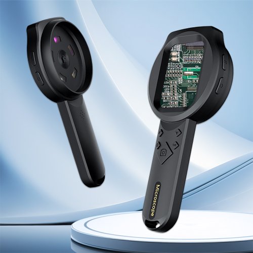 Bild von Digitale Lupe 1000fach – Tragbar & Ergonomisch mit LED-Beleuchtung
