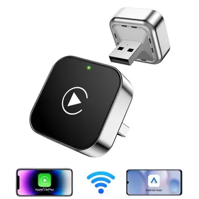 Image de Adaptateur CarPlay & Android Auto Sans Fil 2 en 1