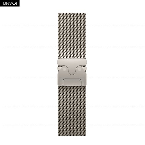 Immagine di Cinturino URVOI per Apple Watch Ultra 3 2 Serie 11 10 9 8 SE cinturino in maglia di acciaio inossida...