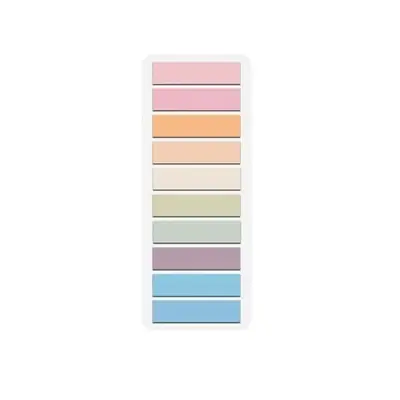 Image de Stickers Notes Transparentes Morandi - Organisez Votre Bureau