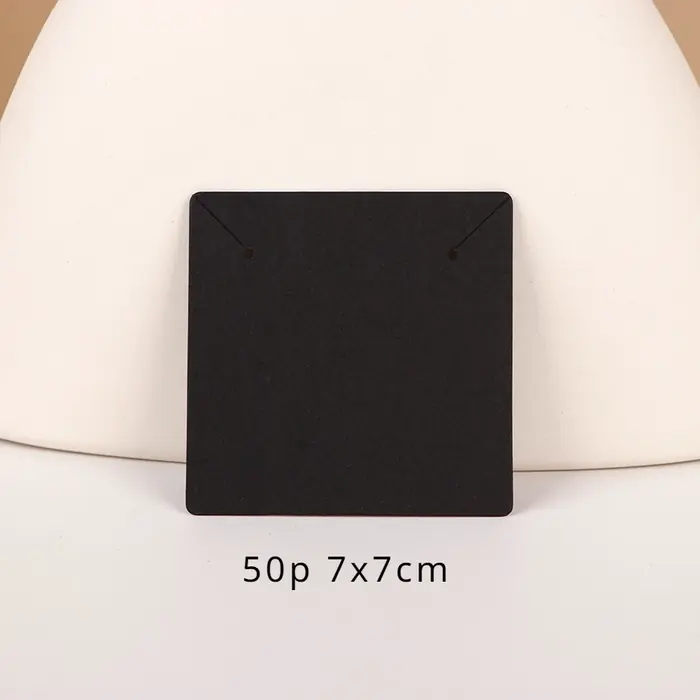 7x7cm czarny karta