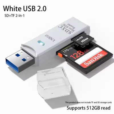 Image de Lecteur USB 3.0 2-en-1 pour Cartes SD/TF