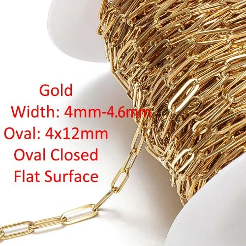Goud kleur-4x12mm