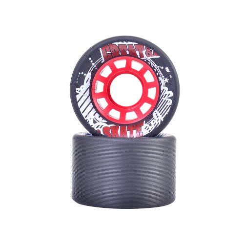 Image of 8-Piece 62x40mm PU Roller Skate Wheels for Kids – Durable 95A Indoor and Outdoor Use for Quadruple Skates