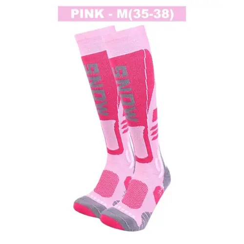 Image de Chaussettes de Ski Thermiques en Laine Mérinos - Hommes & Femmes