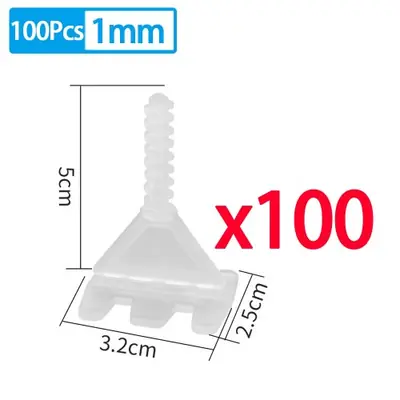 Image de Nivellement Parfait : Clips de Pose de Carreaux Pro