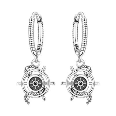 Image de Boucles d'oreilles Diable Poisson en Argent Sterling 925