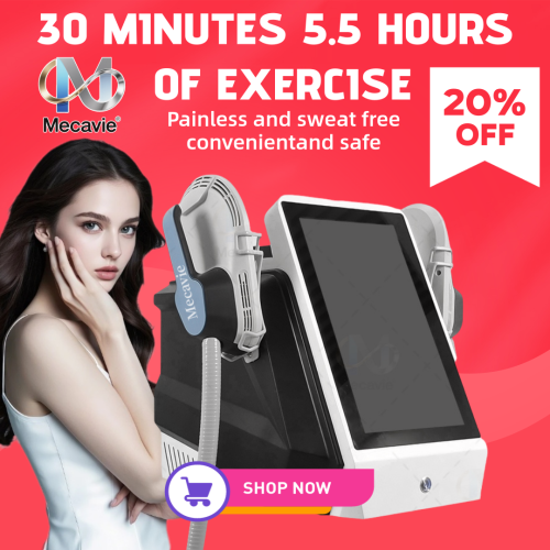 Imagen de Máquina Portátil Profesional de Radiofrecuencia Mecavie Neo 6500W HI-EMT para Modelar el Cuerpo y Reducir la Grasa con Tecnología EMS