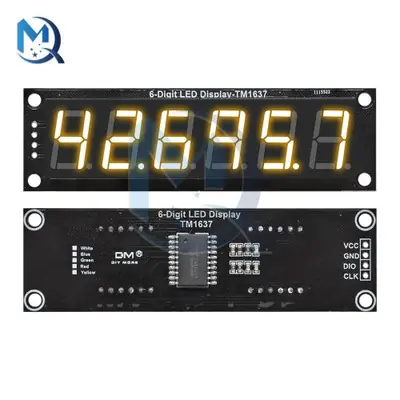 Image de Module LED 6 Chiffres TM1637 - Affichage Numérique pour Arduino