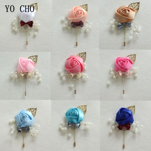 Image de Boutonnière de Marié Luxe Fait Main - Élégance & Raffinement