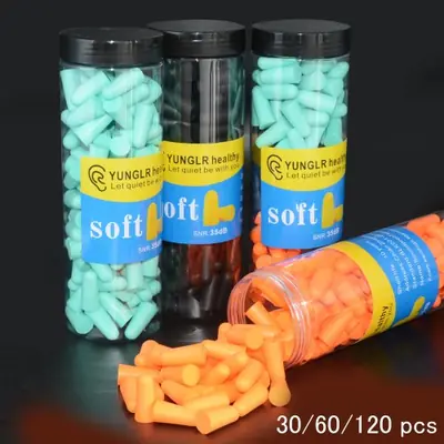 Image de Bouchons d'oreille anti-bruit en mousse - Silence absolu