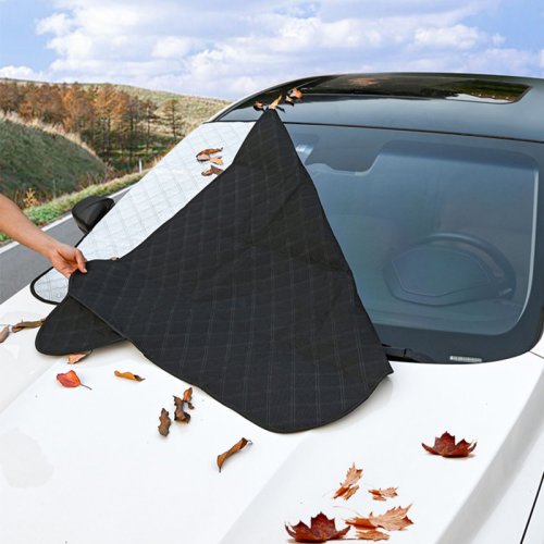 Imagen de Cubierta Protectora Solar para Parabrisas de Coche - Anti-Nieve, Anti-Escarcha y Antipolvo con Diseño Universal