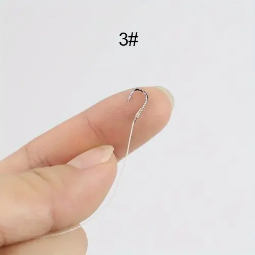 Image de Hameçons de Pêche Prêt à l'Usage - Lot de 50