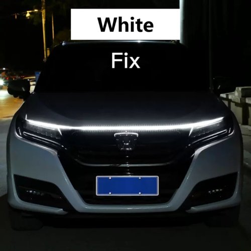 Image de Feux LED Balayage Capot Voiture - Lumière DRL Décorative 12V