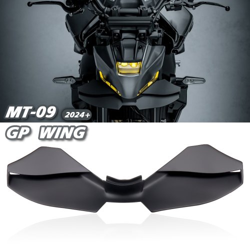 Imagen de Para YAMAHA MT-09/SP GP WING DOWNFORCE SPOILERS delanteros desnudos MT09 GEN 4 2024 2025 alerón delantero alerón inferior labio inferior