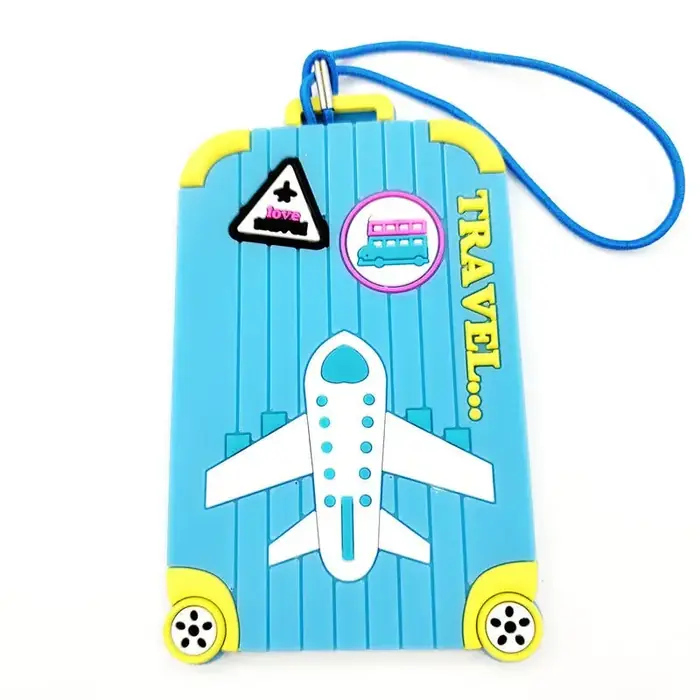 Image de Étiquettes de Bagage en Silicone - Style Moderne & Pratique