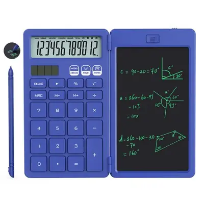 Image de Calculatrice 2 en 1 avec Bloc-Notes - 12 Chiffres
