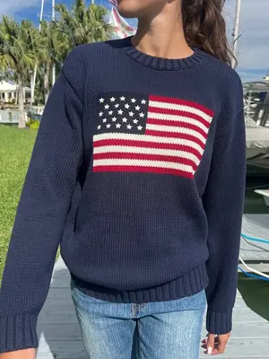 Image de Pull Y2K Rétro Ample Femme