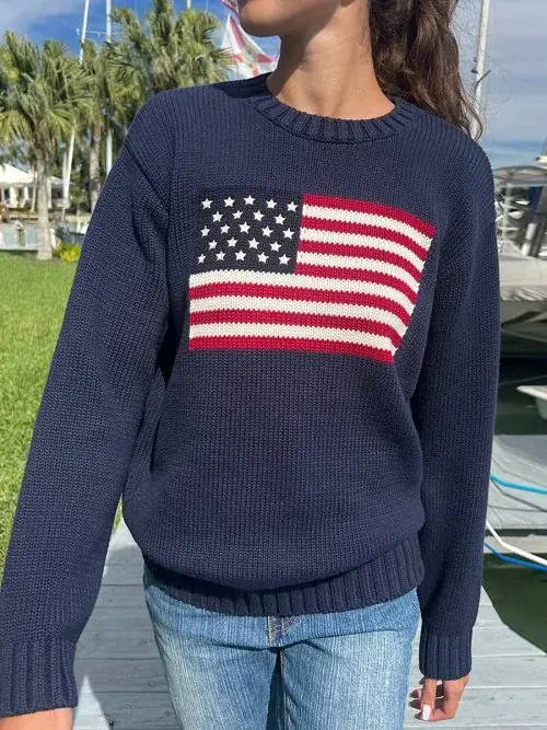 Image de Pull Y2K Rétro Ample Femme