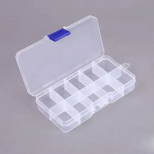 Image de Boîte de Rangement Nail Art Double Couche