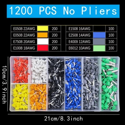 1200pcs no pinza