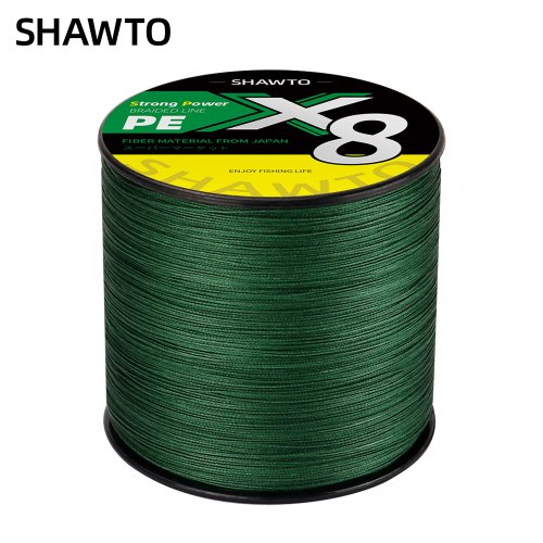 Afbeelding van Shawto X8 Sterke 300m en 1000m 8-Strand Geflochten PE Vislijn - Multifilament Draad in 10lb, 20lb, 30lb, 50lb, 100lb, 150lb voor Professioneel Vissen