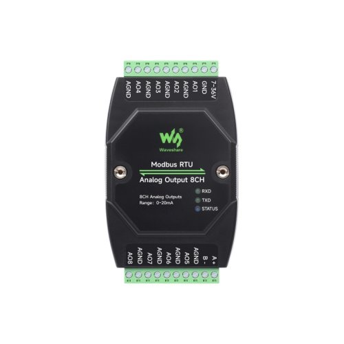 Imagen de Módulo de Salida Analógica RS485 8 Canales - 12 Bits