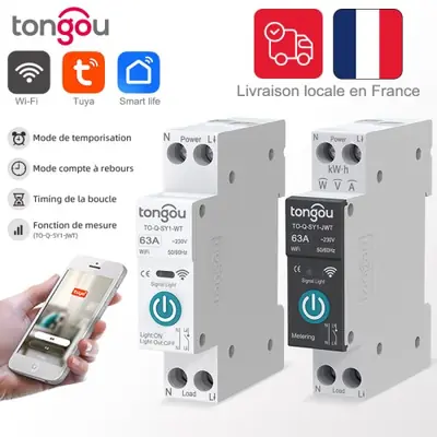 Image de Interrupteur Intelligent WiFi Tuya - Contrôle à Distance & Voix