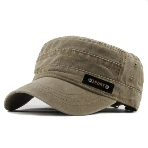Image de Casquette Militaire Homme - Coton Lavable & Protection Solaire