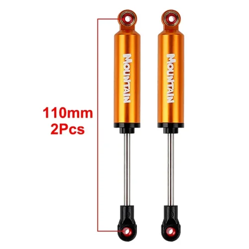 Pomarańczowy 2pcs 110mm
