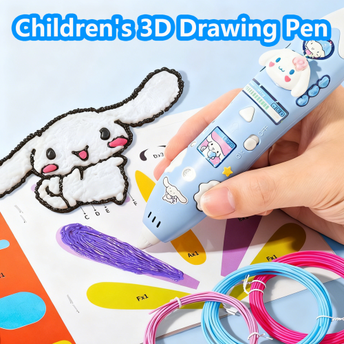Image of Sanrio Hello Kitty 3D Drawing Pen for Kids – Low-Temperature Intelligent Graffiti 3D Printing Pen with DIY Creative Art Features