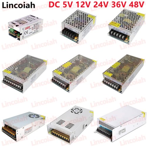 Imagen de Fuente de Alimentación LED 5V-48V, 60W a 600W - Ideal para Tiras LED y CCTV